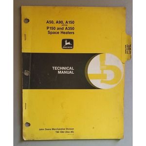 John Deere Space Heaters TM1392 Technical Manual